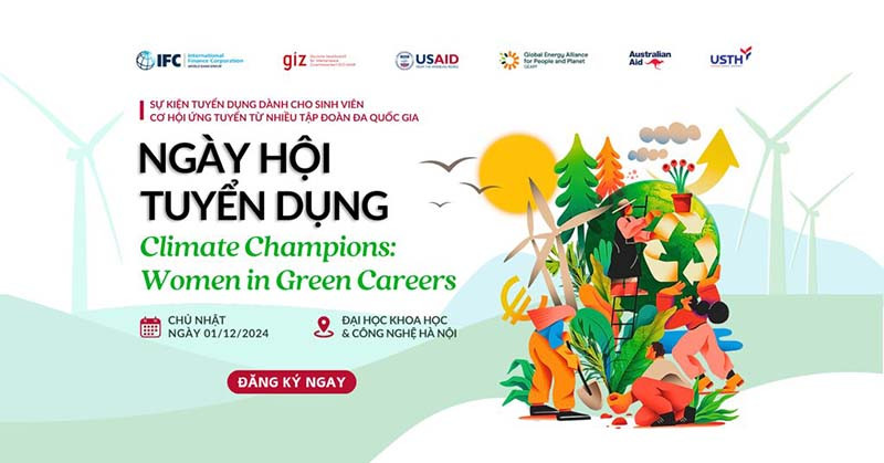 Ngày hội Tuyển dụng - Climate Champions: Women in Green Careers